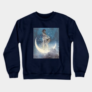 Spring Scattering Stars Crewneck Sweatshirt